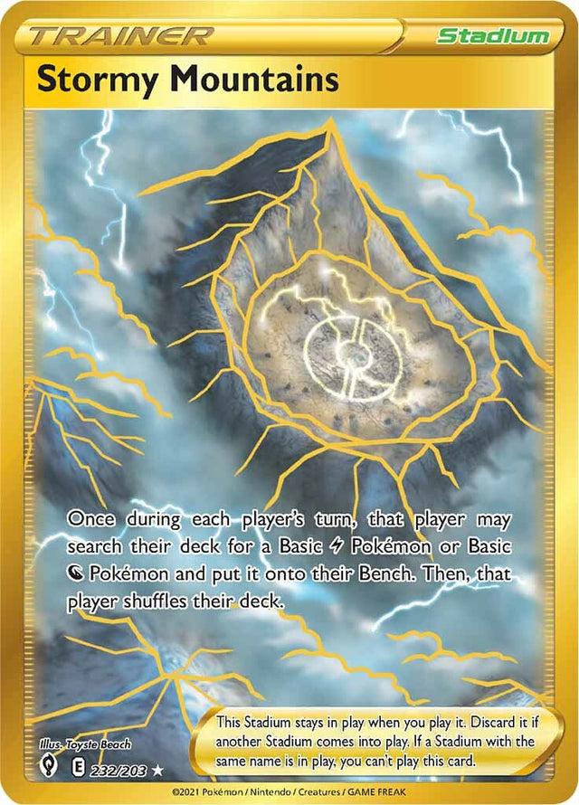Stormy Mountains (232/203) [Sword & Shield: Evolving Skies] - PCA Designer Toys