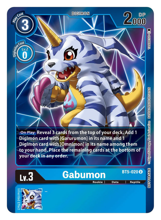 Gabumon [BT5-020] (Event Pack 2) [Battle of Omni] - PCA Designer Toys