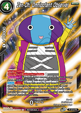 Zen-Oh, Omnipotent Observer (Unison Warrior Series Boost Tournament Pack Vol. 7) (P-373) [Tournament Promotion Cards] - PCA Designer Toys