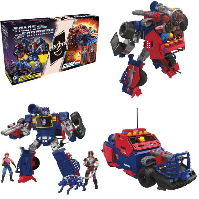 Soundwave Dreadnok Thunder Machine Transformers x GI Joe action figure