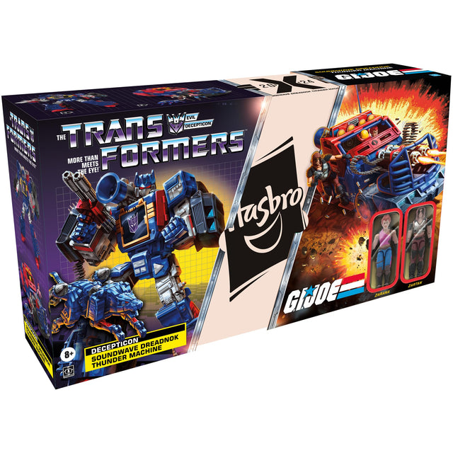 Soundwave Dreadnok Thunder Machine Transformers x GI Joe action figure