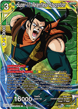 Super 17, Relentless Absorption (Winner Stamped) (P-327) [Tournament Promotion Cards] - PCA Designer Toys