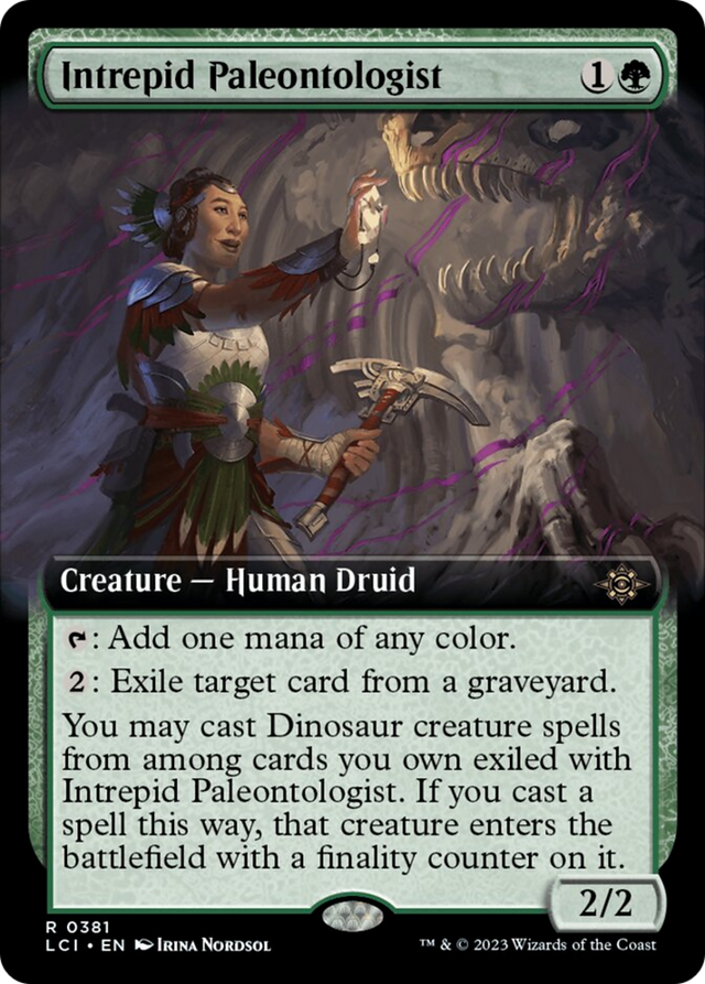 Intrepid Paleontologist (Extended Art) [The Lost Caverns of Ixalan] - PCA Designer Toys