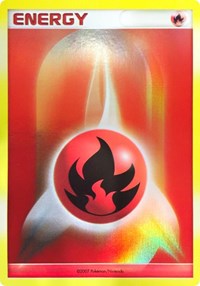 Fire Energy (2007 2008 League Promo) [League & Championship Cards] - PCA Designer Toys