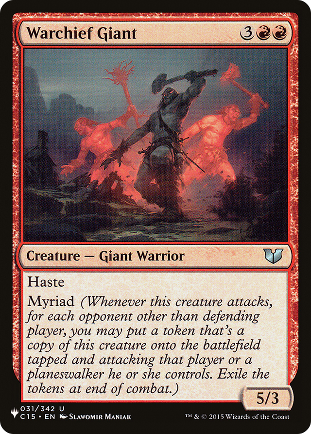 Warchief Giant [The List]