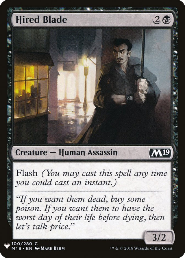 Hired Blade [Mystery Booster]