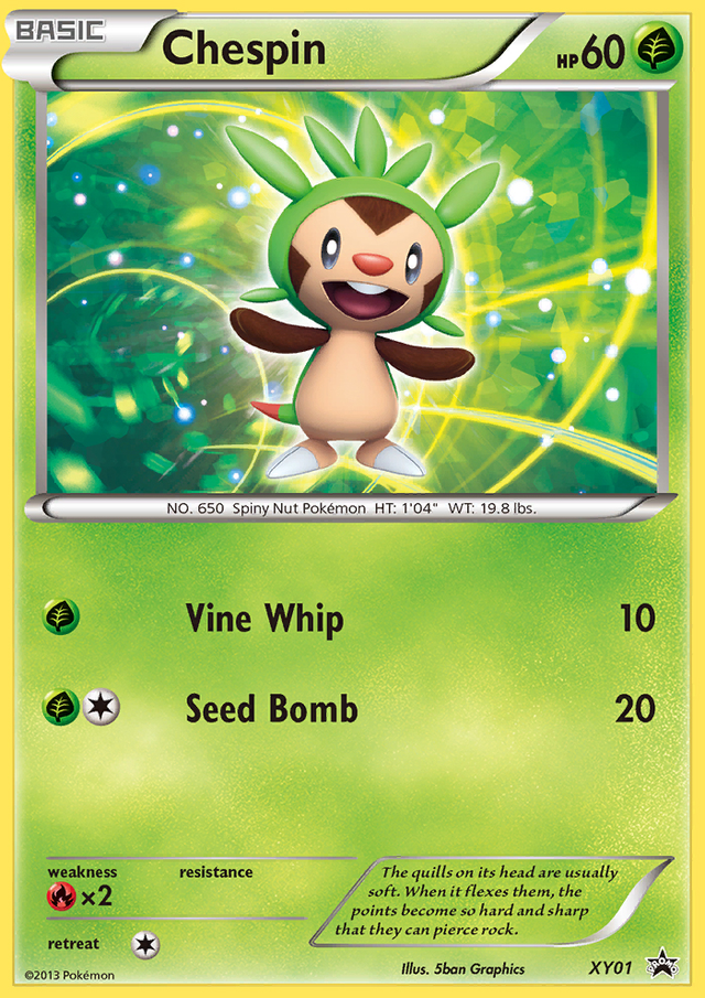 Chespin (XY01) [XY: Black Star Promos] - PCA Designer Toys