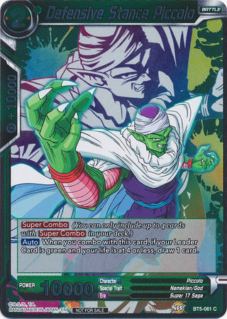 Defensive Stance Piccolo (Event Pack 4) (BT5-061) [Promotion Cards] - PCA Designer Toys
