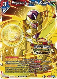 Emperor's Death Beam (Regional Championship 2020) (BT9-109) [Tournament Promotion Cards] - PCA Designer Toys
