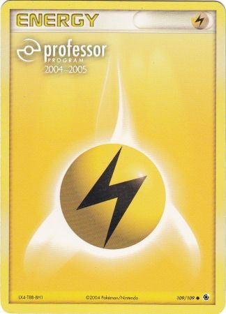Lightning Energy (109/109) (2004 2005) [Professor Program Promos] - PCA Designer Toys