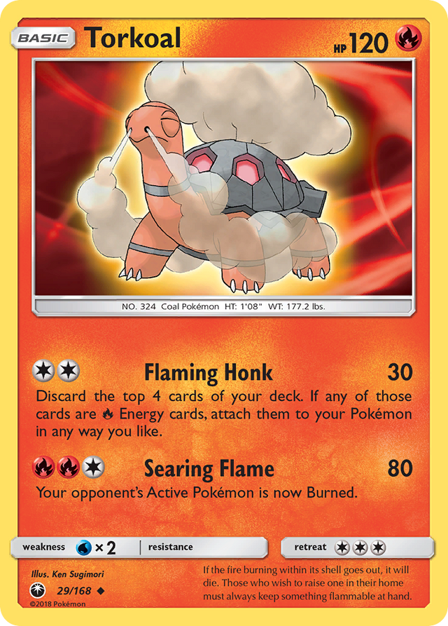 Torkoal (29/168) [Sun & Moon: Celestial Storm] - PCA Designer Toys