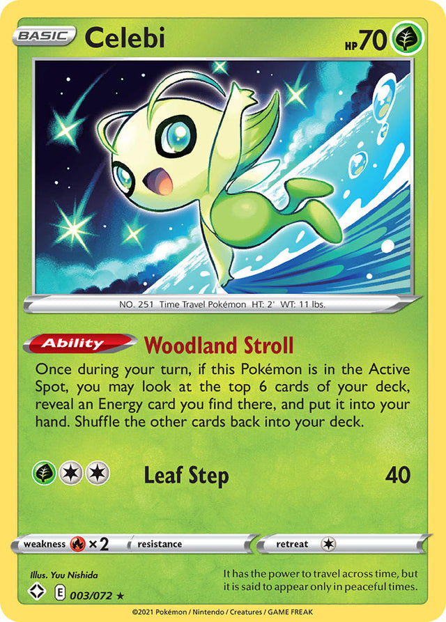 Celebi (003/072) [Sword & Shield: Shining Fates] - PCA Designer Toys