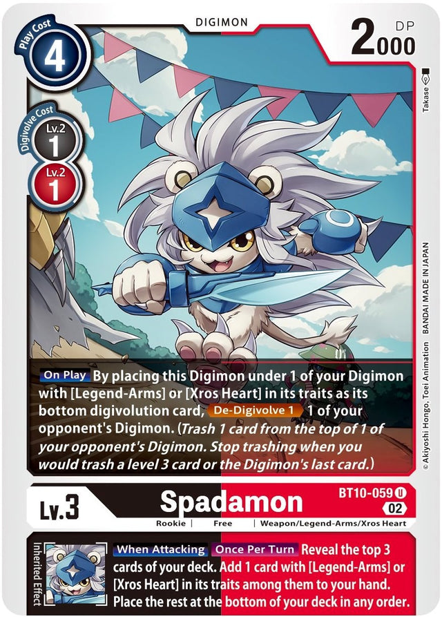 Spadamon [BT10-059] [Xros Encounter] - PCA Designer Toys