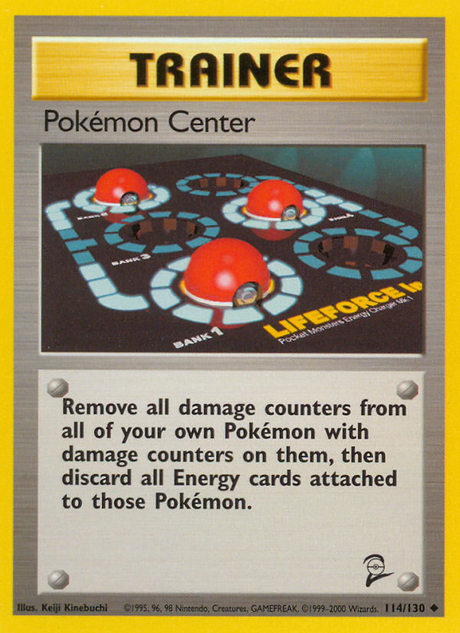 Pokemon Center (114/130) [Base Set 2] - PCA Designer Toys