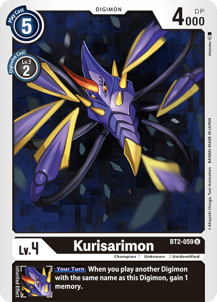 Kurisarimon [BT2-059] [Release Special Booster Ver.1.0] - PCA Designer Toys