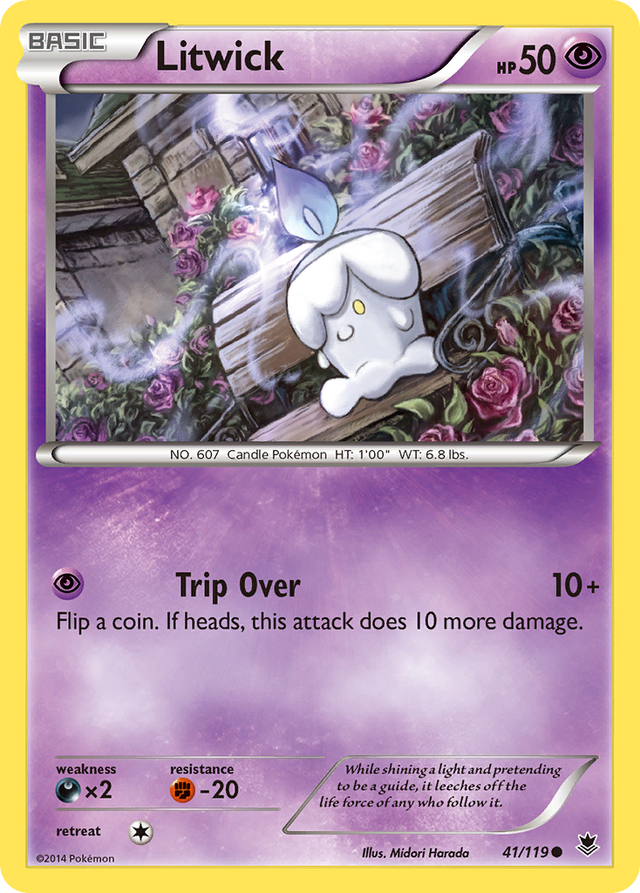 Litwick (41/119) [XY: Phantom Forces] - PCA Designer Toys