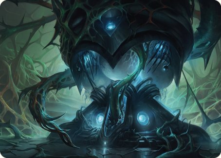 Expand the Sphere Art Card [Phyrexia: All Will Be One Art Series] - PCA Designer Toys