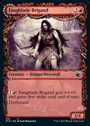 Fangblade Brigand // Fangblade Eviscerator (Showcase Equinox) [Innistrad: Midnight Hunt] - PCA Designer Toys