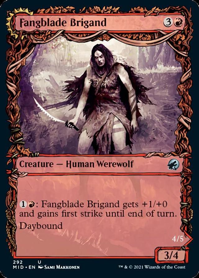 Fangblade Brigand // Fangblade Eviscerator (Showcase Equinox) [Innistrad: Midnight Hunt] - PCA Designer Toys