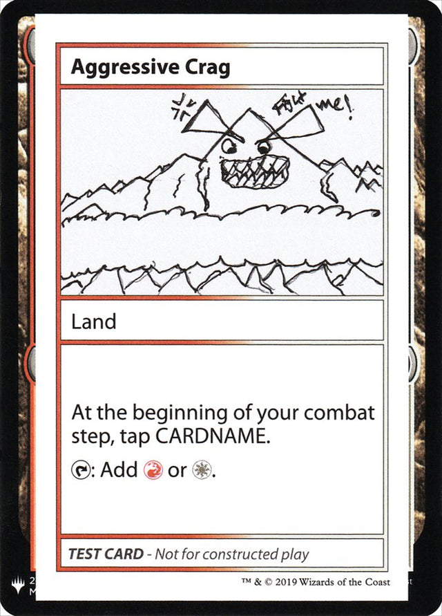 Aggressive Crag [Mystery Booster Playtest Cards]