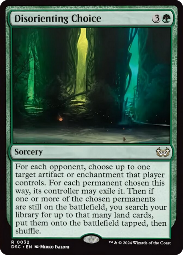 Disorienting Choice [Duskmourn: House of Horror Commander] - PCA Designer Toys