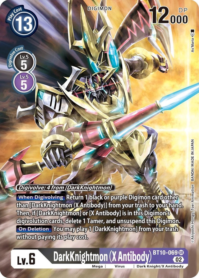 DarkKnightmon (X Antibody) [BT10-069] (Alternate Art) [Xros Encounter] - PCA Designer Toys