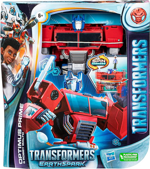 Optimus Prime Transformers Earthspark 12" action figure