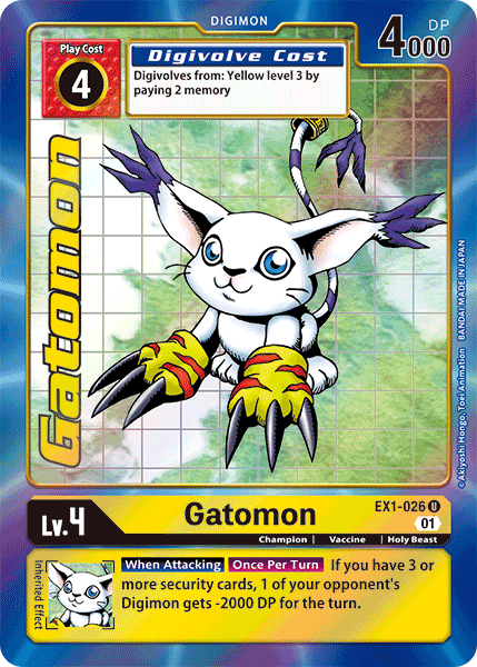 Gatomon [EX1-026] (Alternate Art) [Classic Collection] - PCA Designer Toys