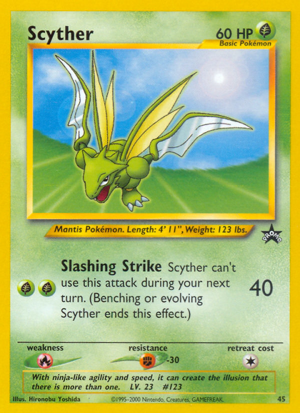 Scyther (45) [Wizards of the Coast: Black Star Promos] - PCA Designer Toys
