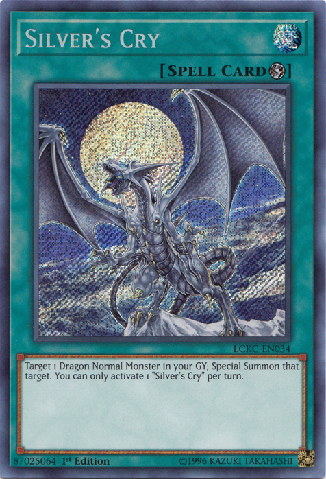 Silver's Cry [LCKC-EN034] Secret Rare - PCA Designer Toys