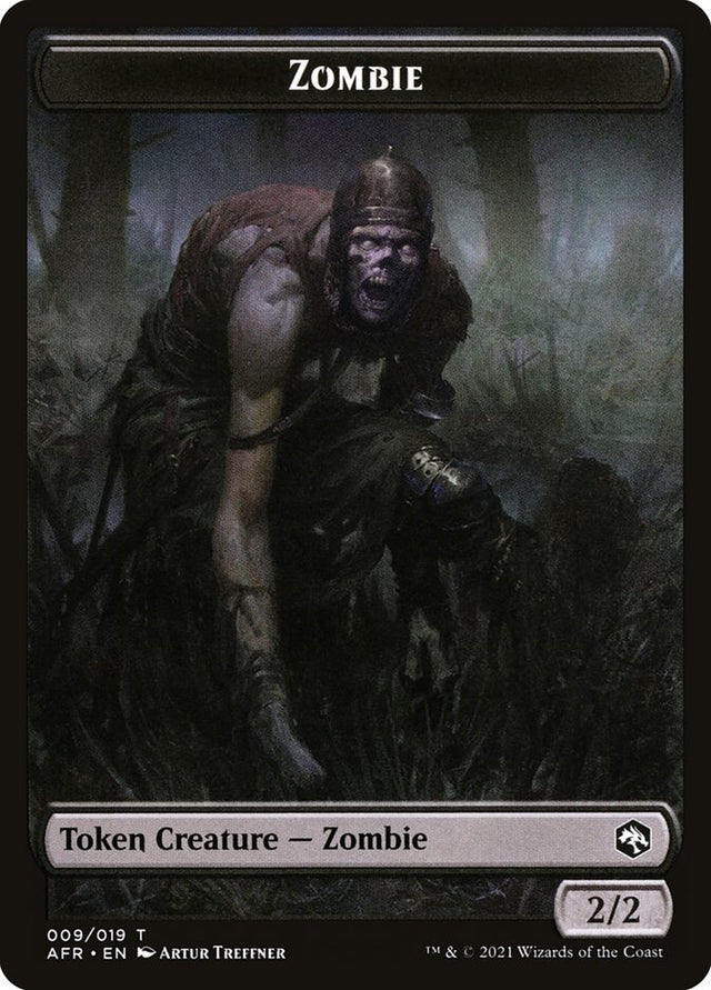 Zombie Token [Dungeons & Dragons: Adventures in the Forgotten Realms Tokens] - PCA Designer Toys