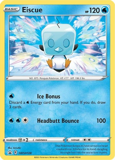 Eiscue (SWSH128) [Sword & Shield: Black Star Promos] - PCA Designer Toys