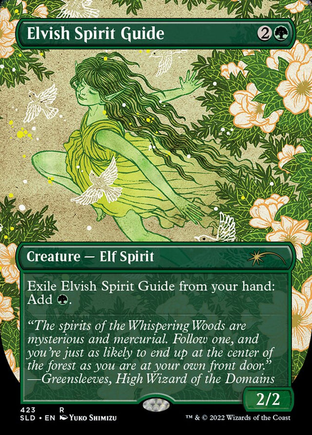 Elvish Spirit Guide (Borderless) [Secret Lair Drop Series] - PCA Designer Toys