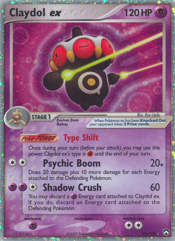 Claydol ex (93/108) [EX: Power Keepers] - PCA Designer Toys
