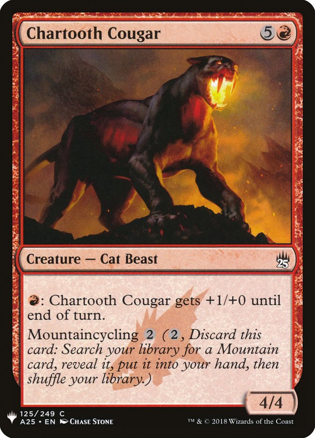 Chartooth Cougar [Mystery Booster] - PCA Designer Toys