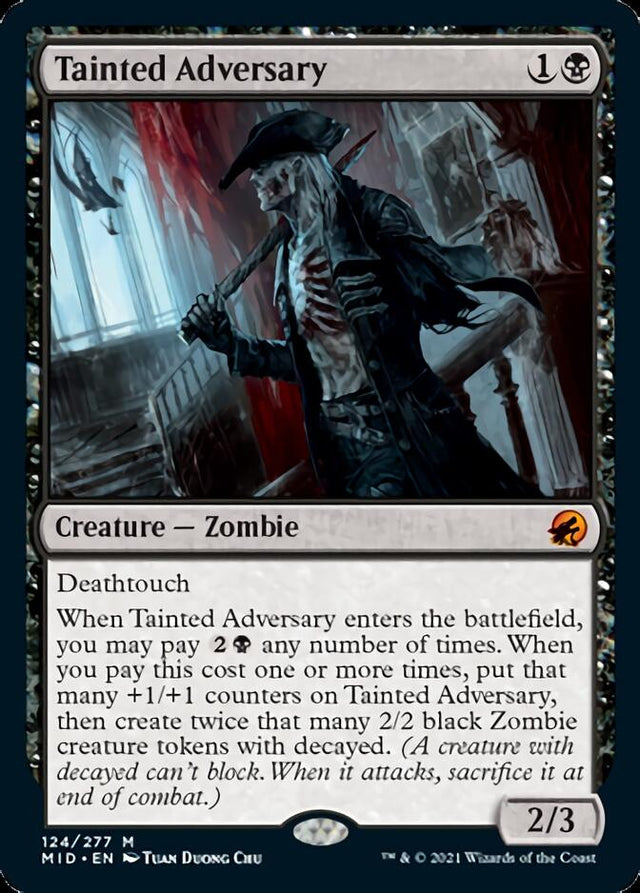 Tainted Adversary [Innistrad: Midnight Hunt] - PCA Designer Toys