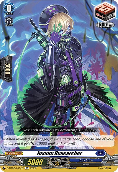 Insane Researcher (D-TD02/013EN) [Michiru Hazama -Demonic Jewel Dragon of the Four Flames-]