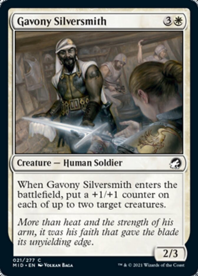 Gavony Silversmith [Innistrad: Midnight Hunt] - PCA Designer Toys