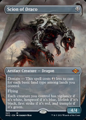 Scion of Draco (Borderless Alternate Art) [Modern Horizons 2] - PCA Designer Toys