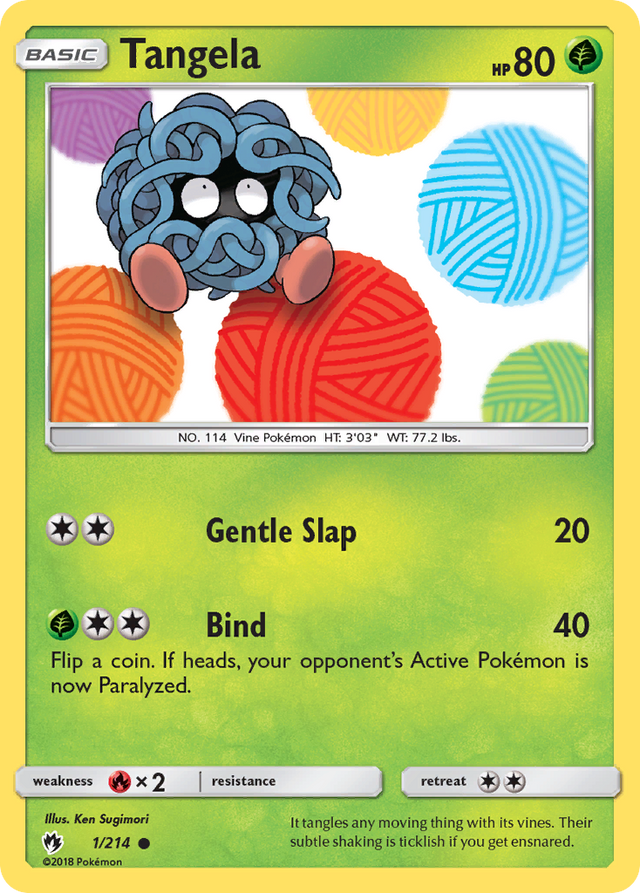 Tangela (1/214) [Sun & Moon: Lost Thunder] - PCA Designer Toys