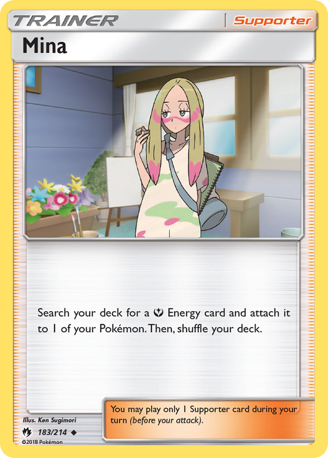 Mina (183/214) [Sun & Moon: Lost Thunder] - PCA Designer Toys