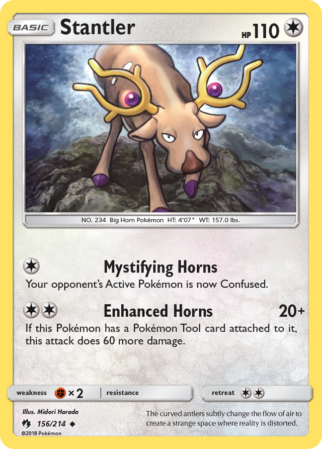 Stantler (156/214) [Sun & Moon: Lost Thunder] - PCA Designer Toys