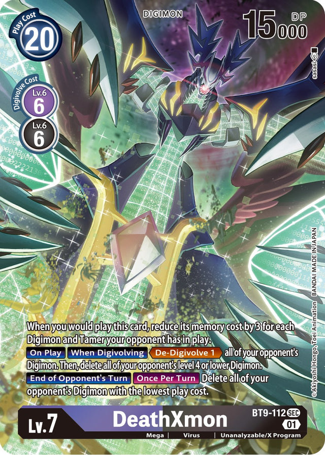 DeathXmon [BT9-112] (Alternate Art) [X Record] - PCA Designer Toys