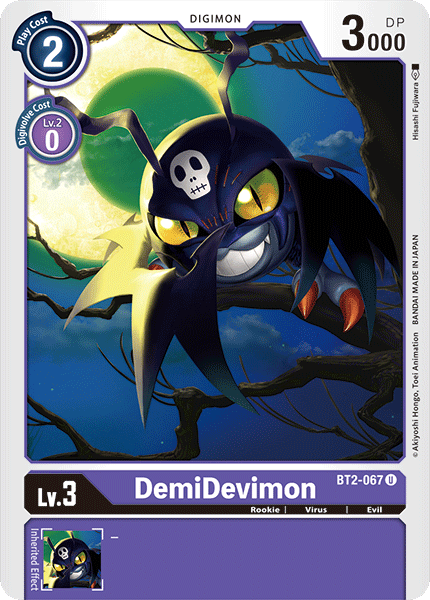 DemiDevimon [BT2-067] [Release Special Booster Ver.1.0] - PCA Designer Toys