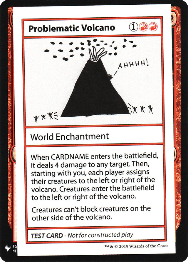 Problematic Volcano [Mystery Booster Playtest Cards]