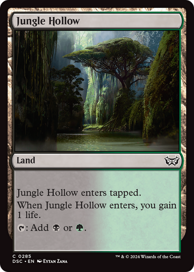 Jungle Hollow [Duskmourn: House of Horror Commander] - PCA Designer Toys