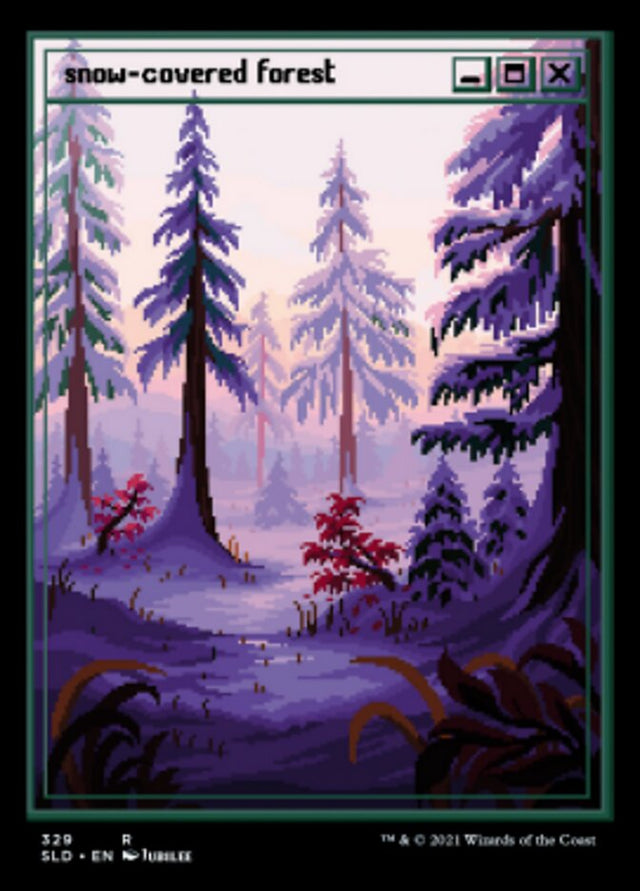 Snow-Covered Forest (329) [Secret Lair Drop Series] - PCA Designer Toys