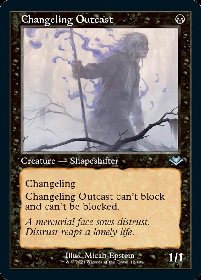 Changeling Outcast (Retro Foil Etched) [Modern Horizons] - PCA Designer Toys