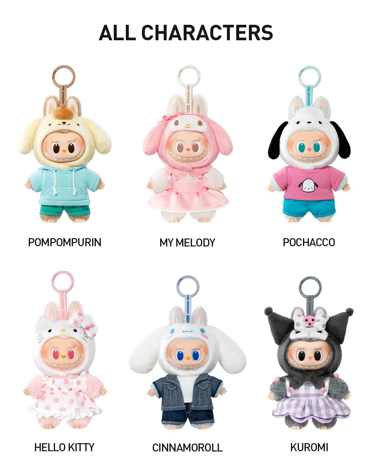 Labubu THE MONSTERS x Hello Kitty and Friends Series Blind Box
