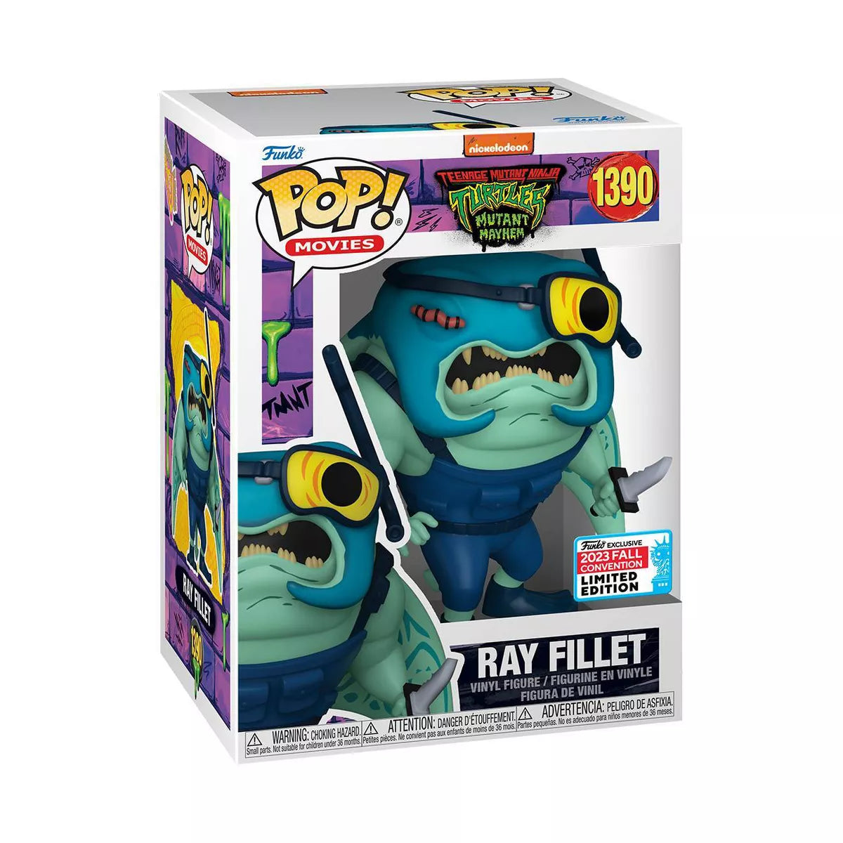 Ray Fillet 2023 Fall Convention exclusive TMNT Mutant Mayhem Pop!